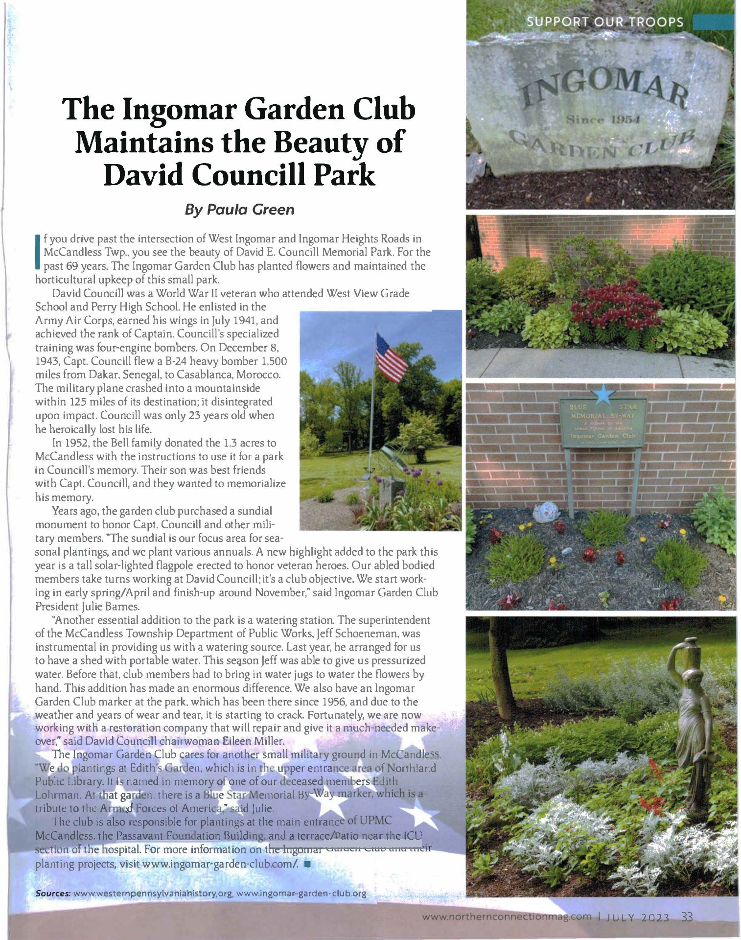 to Ingomar Garden Club